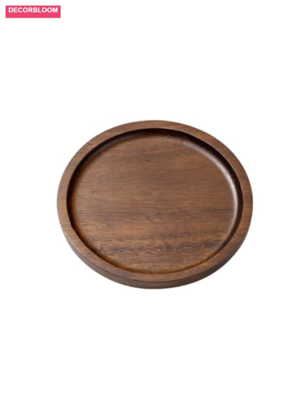 Acacia Wood Serving Tray Vanity Countertop Organizer Snack Board